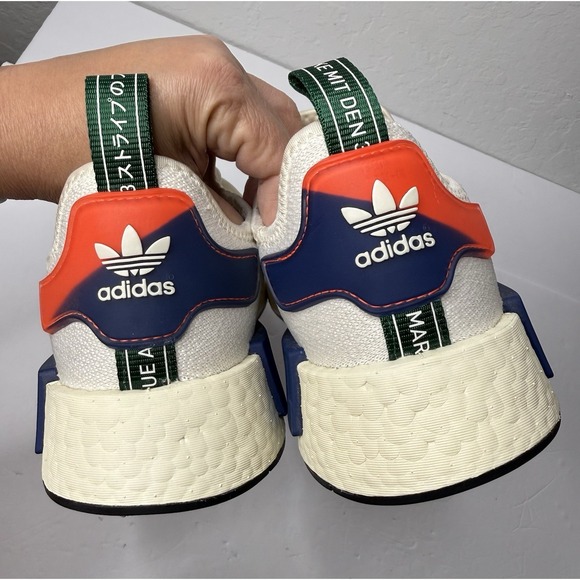 Adidas NMD R1 Men's US Size 12 Athletic Sneakers Cream Slip On Training Run Walk - Picture 10 of 15